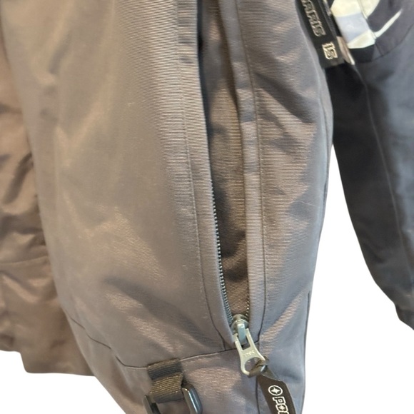 Pure Polaris Winter Jacket Size Large Gray White Black Free Ride - Picture 7 of 16